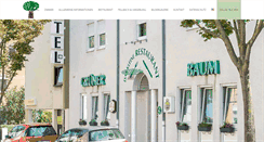 Desktop Screenshot of hotel-gruenerbaum-fellbach.de